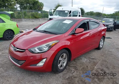2015 Hyundai Elantra Se z USA, uszkodzony, nr VIN KMHDH4AE7FU228649